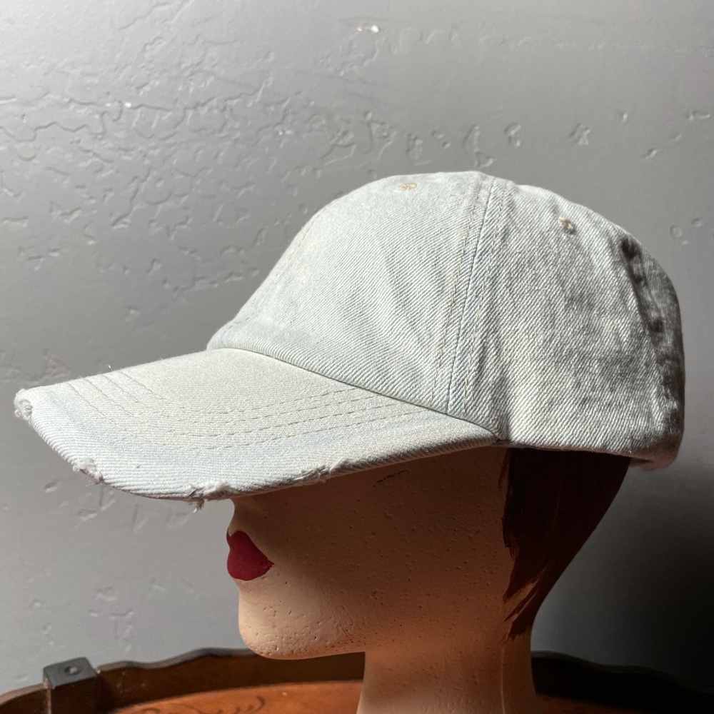 Light Wash Denim Cap